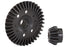 TRA6879R Traxxas Ring gear, differential/ pinion gear, differential (machined, spiral cut) (rear)