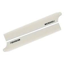 MHE130X003WT  Plastic Main Blade 135mm, White: Blade 130 X