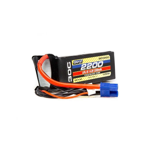 ONXP22004S30	 14.8V 2200mAh 4S 30C LiPo Battery: EC3