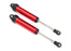TRA8451R Traxxas Shocks, GTR, 134mm, aluminum (red-anodized) (complete) (front, no threads) (2)