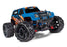 TRA76054-5 BLUEX LaTrax Teton 1/18 Scale 4WD Monster Truck**Sold Separately fast Charger # TRA2970 **And For extra battery # TRA2925X