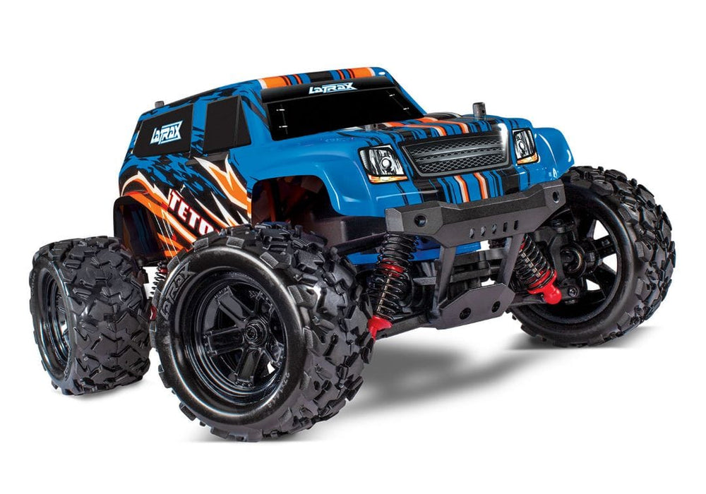 TRA76054-5 BLUEX LaTrax Teton 1/18 Scale 4WD Monster Truck**Sold Separately fast Charger # TRA2970 **And For extra battery # TRA2925X