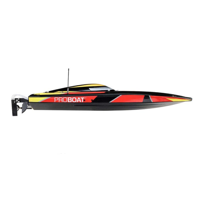 PRB08032V2T1 Sonicwake 36" Self-Righting Brushless Deep-V RTR, Black ***YOU will need this part #SPMX50003S100H5(two 3s lipo)and #SPMXC2000   to run this Boat