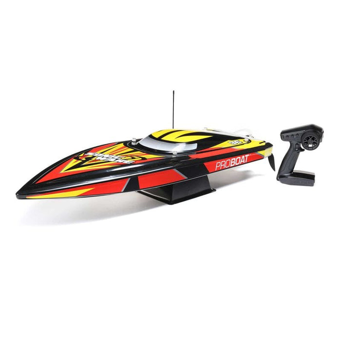 PRB08032V2T1 Sonicwake 36" Self-Righting Brushless Deep-V RTR, Black ***YOU will need this part #SPMX50003S100H5(two 3s lipo)and #SPMXC2000   to run this Boat