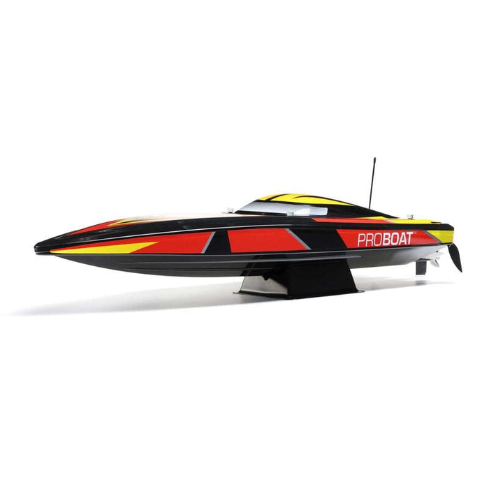 PRB08032V2T1 Sonicwake 36" Self-Righting Brushless Deep-V RTR, Black ***YOU will need this part #SPMX50003S100H5(two 3s lipo)and #SPMXC2000   to run this Boat