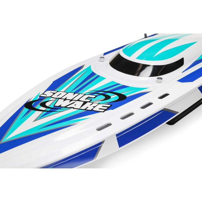 PRB08032V2T2 Sonicwake 36" Self-Righting Brushless Deep-V RTR, White   ***YOU will need this part #SPMX50003S100H5(x2)and #SPMXC2000 to run this Boat