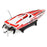 PRB08037T2 Impulse 32" Brushless Deep-V RTR with Smart, White/Red ***YOU will need this part #SPMX50003S100H5(two 3s lipo)and #SPMXC2000   to run this Boat
