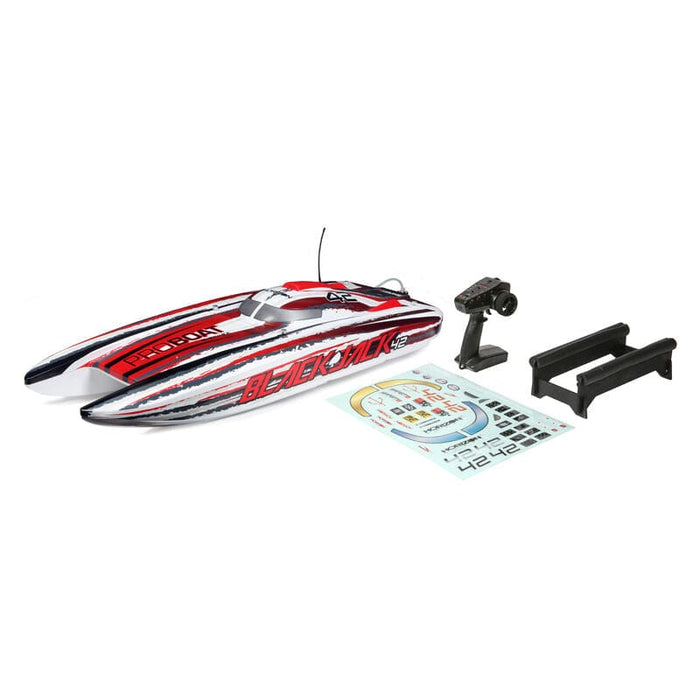 PRB08043T2  ProBoat Blackjack 42 BL 8s SMART RTR(White)parts # SPMXPS8HC is recommended to run the boat