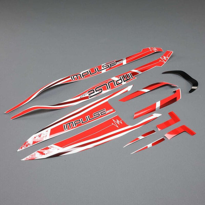 PRB289007 Decal Set White/Red: Impulse 32