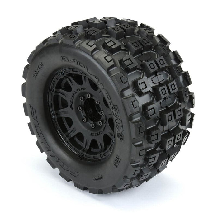 PRO10127-10 Badlands MX38 3.8" Mounted Raid MT Tires, 8x32 17mm (F/R)