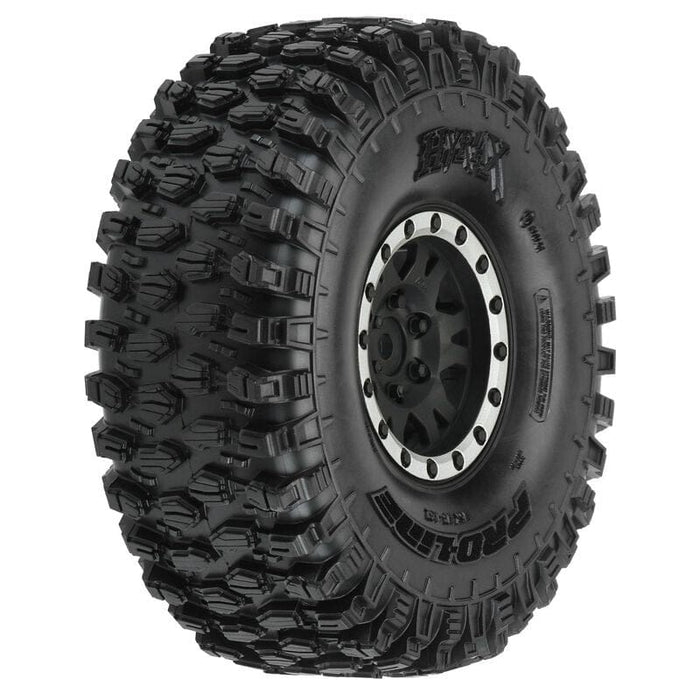 PRO1012813 1/10 Hyrax G8 F/R 1.9" Crawler Trs Mounted 12mm Blk/Slvr Impulse (2)