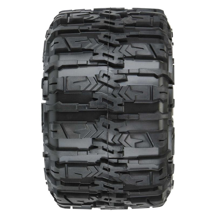 PRO1015510 Trencher HP 3.8" Belted MT Tires, Raid Black Mounted 8x32 17mm Hex (2)