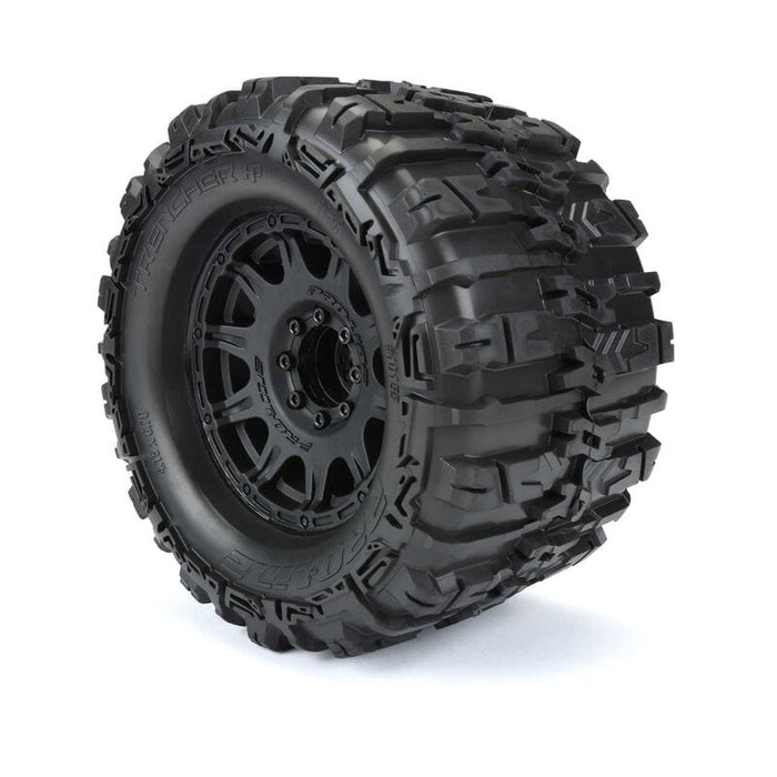 PRO1015510 Trencher HP 3.8" Belted MT Tires, Raid Black Mounted 8x32 17mm Hex (2)