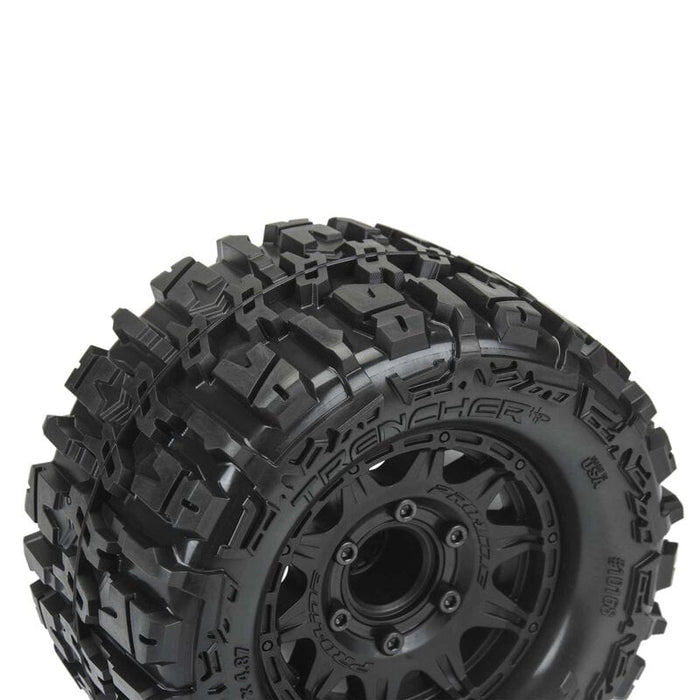 PRO1016810 1/10 Trencher HP BELTED F/R 2.8" MT Tires MTD 12mm/14mm Blk Raid (2)