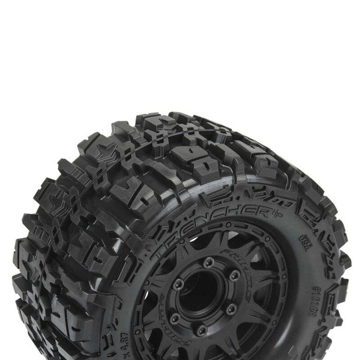 PRO1016810 1/10 Trencher HP BELTED F/R 2.8" MT Tires MTD 12mm/14mm Blk Raid (2)