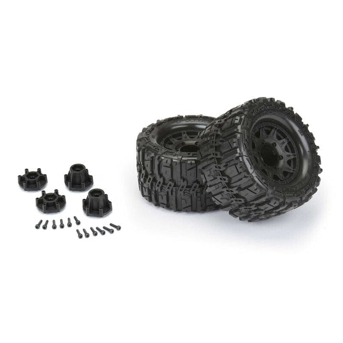 PRO1016810 1/10 Trencher HP BELTED F/R 2.8" MT Tires MTD 12mm/14mm Blk Raid (2)