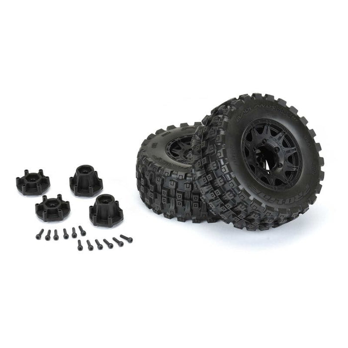 PRO1017410 Pro-Line Badlands MX28 HP 2.8" All Terrain BELTED Tires Mounted