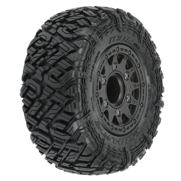 PRO1018210 Icon SC 2.2"/3.0" M2 Tires MTD Black Whls SC F/R