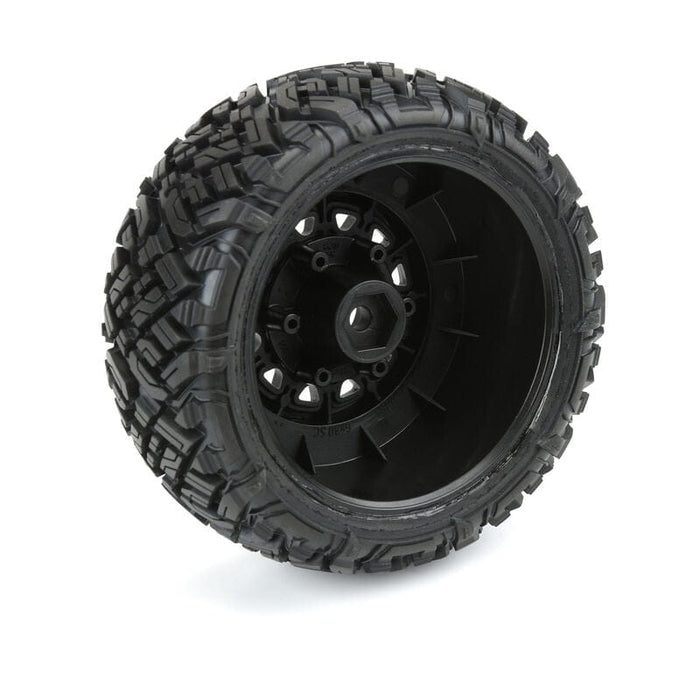PRO1018210 Icon SC 2.2"/3.0" M2 Tires MTD Black Whls SC F/R