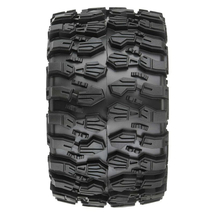 PRO1019010 1/10 Hyrax Front/Rear 2.8" MT Tires Mounted 12mm Blk Raid (2)