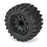 PRO1019010 1/10 Hyrax Front/Rear 2.8" MT Tires Mounted 12mm Blk Raid (2)