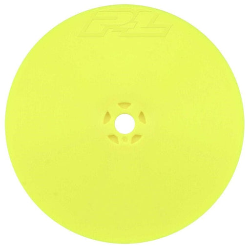 PRO276802 1/10 Velocity 4WD Front 2.2" 12mm Buggy Wheels (2) Yellow: AE B74