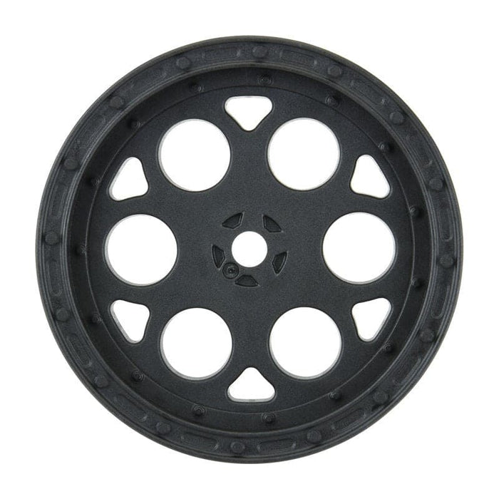 PRO278203 1/10 Showtime Front 2.2" 12mm Sprint Car Wheels (2) Black