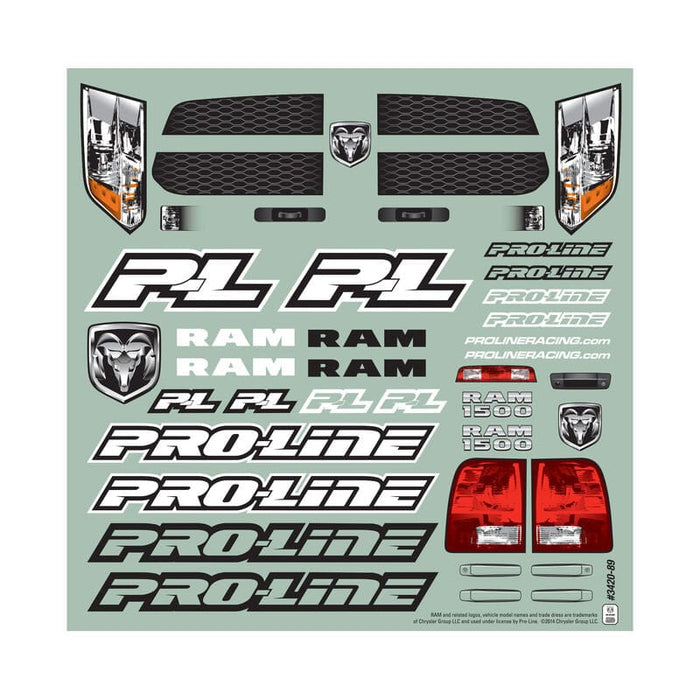 PRO342000 2013 Ram 1500 True Scale Clear Body: PRO2 SC, SLH