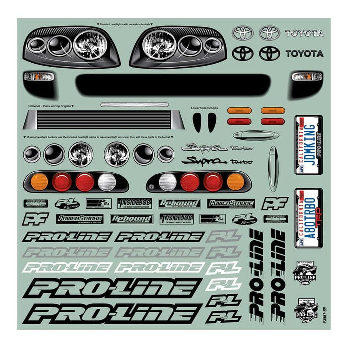 PRO356100 1995 Toyota Supra Clear Body