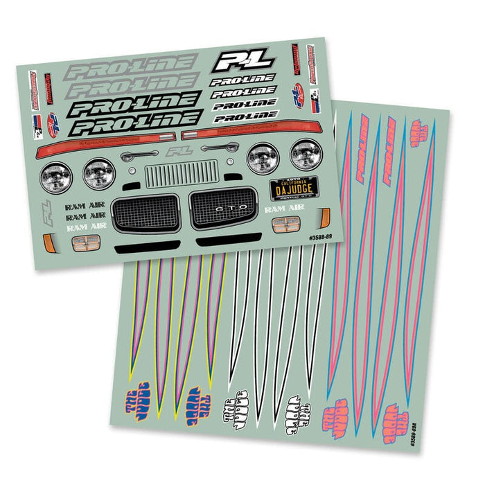 PRO358800 1/10 1970 Pontiac GTO Judge Clear Body: Drag Car