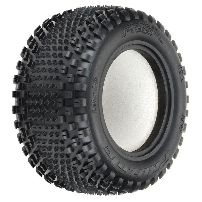 PRO8287303 1/10 Prism T CR3 Front 2.2" Carpet Stadium Truck Tires (2)