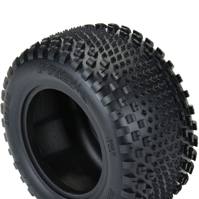 PRO8287303 1/10 Prism T CR3 Front 2.2" Carpet Stadium Truck Tires (2)