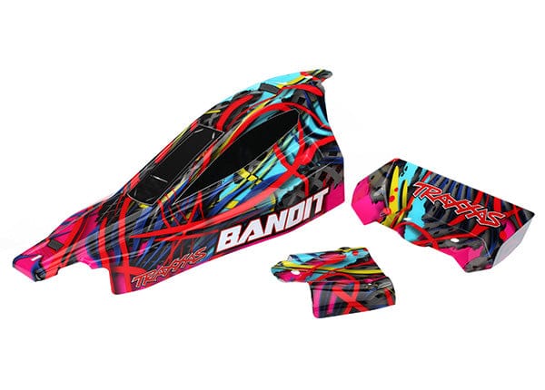 TRA2449 Traxxas Body, Bandit, Hawaiian graphics painted, decals applied