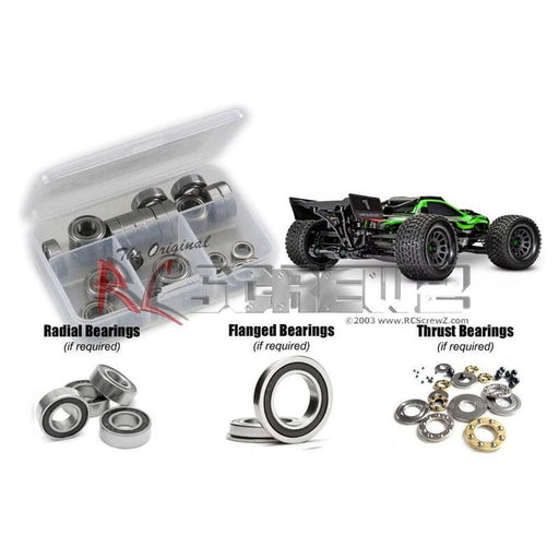 RCZTRA107R Rubber Shielded Bearing Kit Traxxas XRT 4wd 8s 1/6