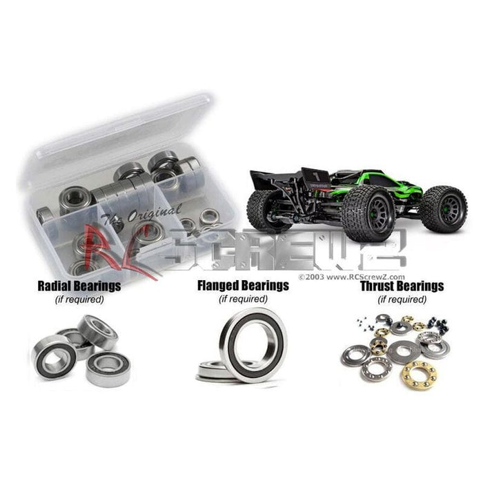 RCZTRA107R Rubber Shielded Bearing Kit Traxxas XRT 4wd 8s 1/6