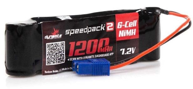 DYNB2473 Speedpack2 7.2V 1200mAh 6C NiMH, Long, MINI-S