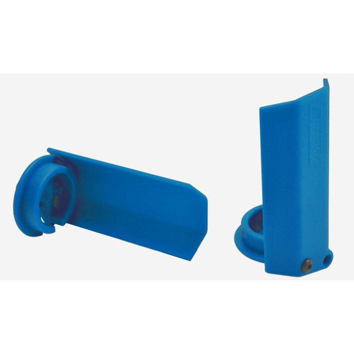 RPM80435 Shock Shaft Guards, Blue: Traxxas X-Maxx