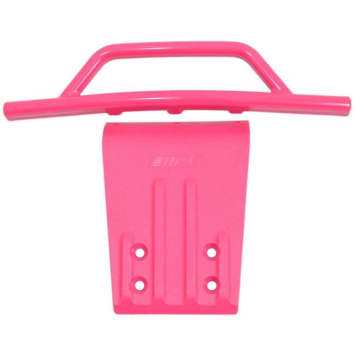 RPM80957 Front Bumper & Skid Plate: Pink Slash 2WD N SLH