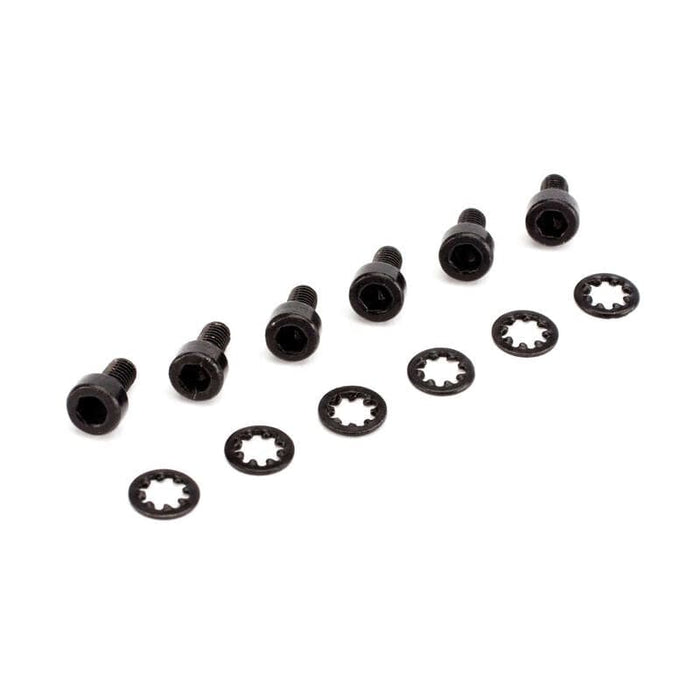 SPMA4043 Socket Head Metal Gear Servo Screws & Washers (6)