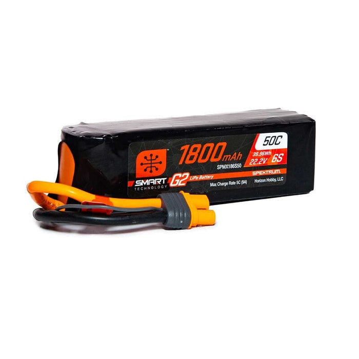 SPMX186S50 1800mAh 6S 22.2V Smart G2 LiPo 50C; IC3