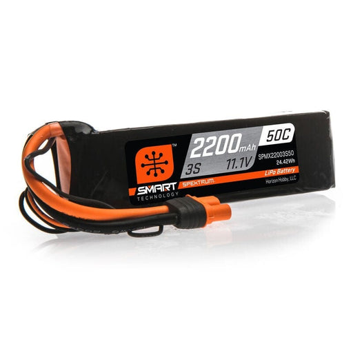 SPMX22003S50 11.1V 2200mAh 3S 50C Smart LiPo Battery: IC3