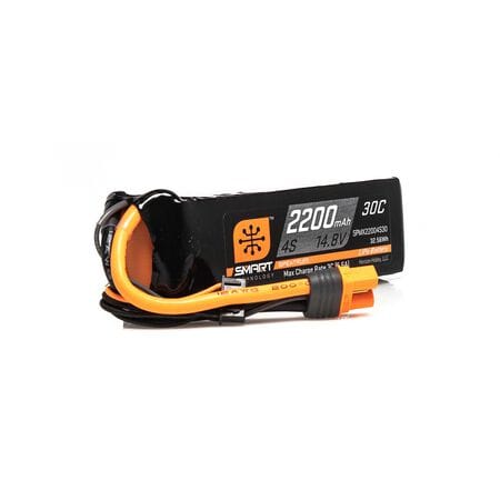 SPMX22004S30 14.8V 2200mAh 4S 30C Smart LiPo Battery: IC3