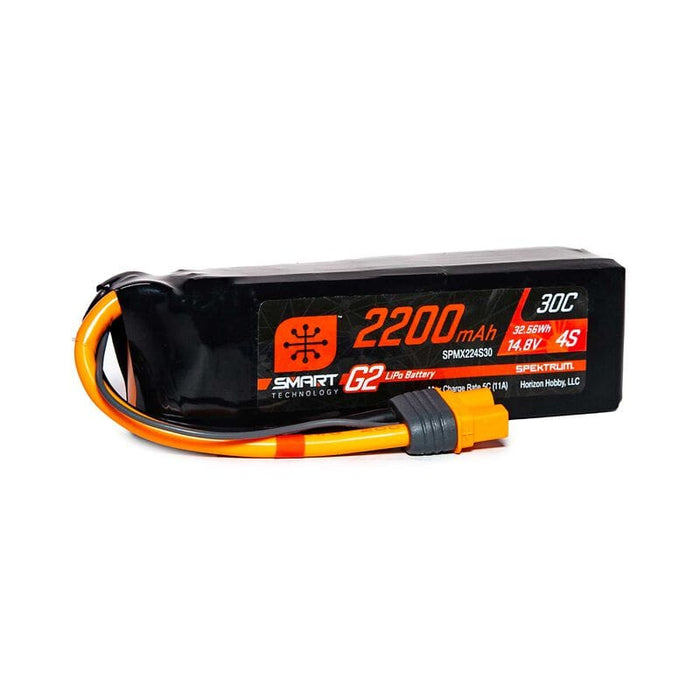 SPMX224S30 2200mAh 4S 14.8V Smart G2 LiPo 30C; IC3
