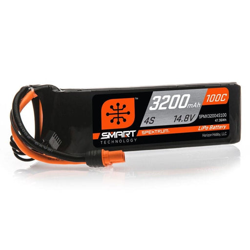 SPMX32004S100 14.8V 3200mAh 4S 100C Smart LiPo Battery: IC3