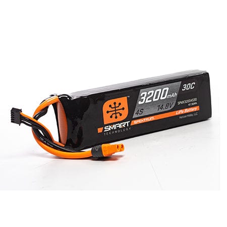 SPMX32004S30  3200mAh 4S 14.8V Smart LiPo Battery 30C; IC3