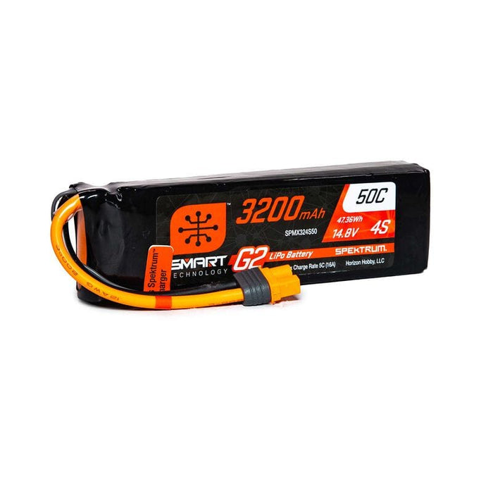 SPMX324S50 3200mAh 4S 14.8V Smart G2 LiPo 50C; IC3