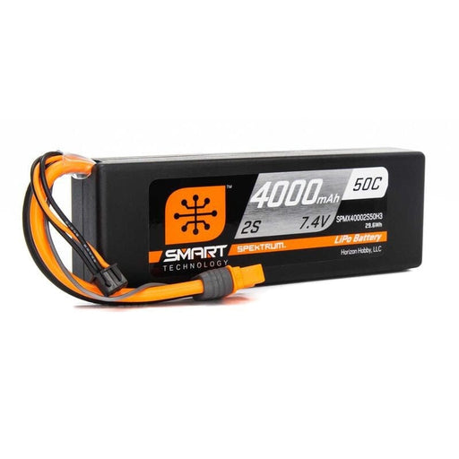 SPMX40002S50H3 7.4V 4000mAh 2S 50C Smart LiPo Battery, IC3