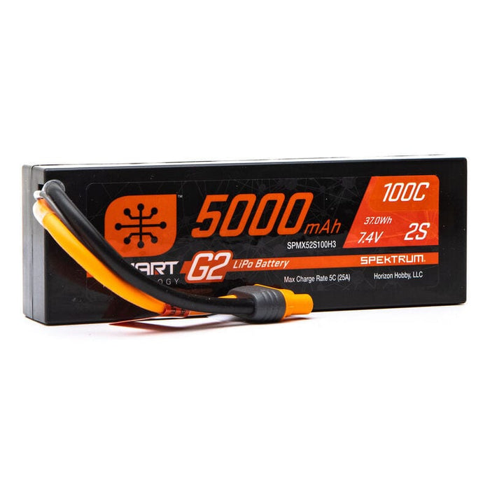 SPMX52S100H3 5000mAh 2S 7.4V Smart G2 LiPo 100C; IC3