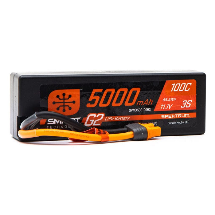 SPMX53S100H3 5000mAh 3S 11.1V Smart G2 Hard Case LiPo 100C IC3