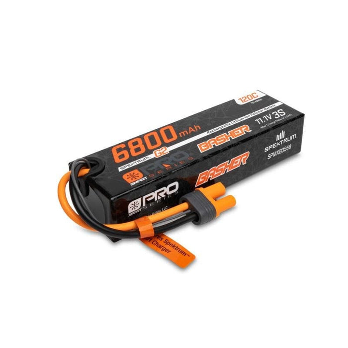SPMXB3S68 11.1V 6800mAh 3S 120C Smart G2 Pro Basher LiPo: IC5